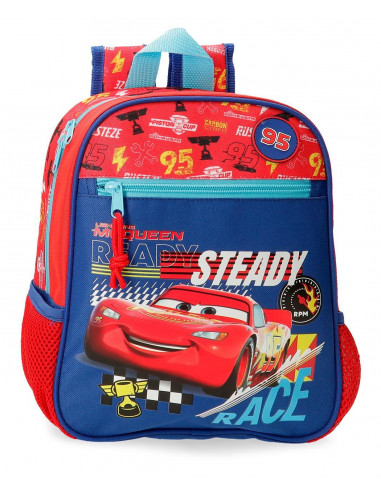 4242141 BACKPACK  28CM. CARS LETS RACE